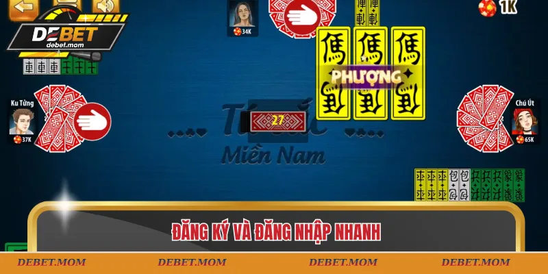 Đăng ký và đăng nhập nhanh